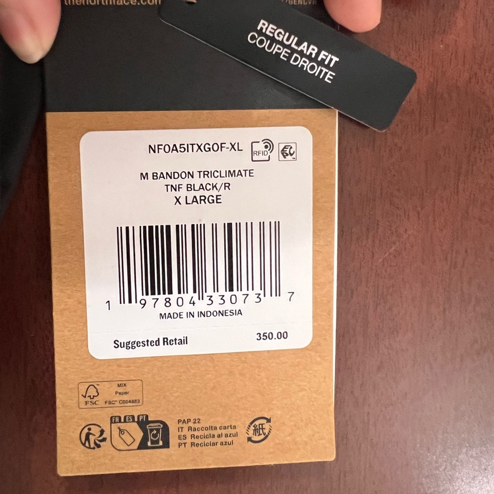 Men's Bandon Triclimate 3-in-1 Jacket North Face - Picture 5 of 6